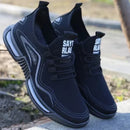 Tênis masculinos slip-on (sem cadarço) de moda — calçados esportivos para corrida, respiráveis, ideais para academia, treino, caminhada e tênis, com solado antiderrapante e design casual.