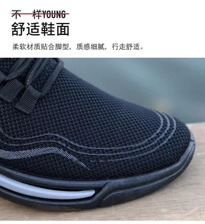 Tênis masculinos slip-on (sem cadarço) de moda — calçados esportivos para corrida, respiráveis, ideais para academia, treino, caminhada e tênis, com solado antiderrapante e design casual.
